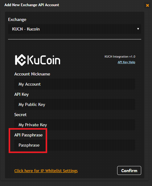 funds not showing up on kucoin